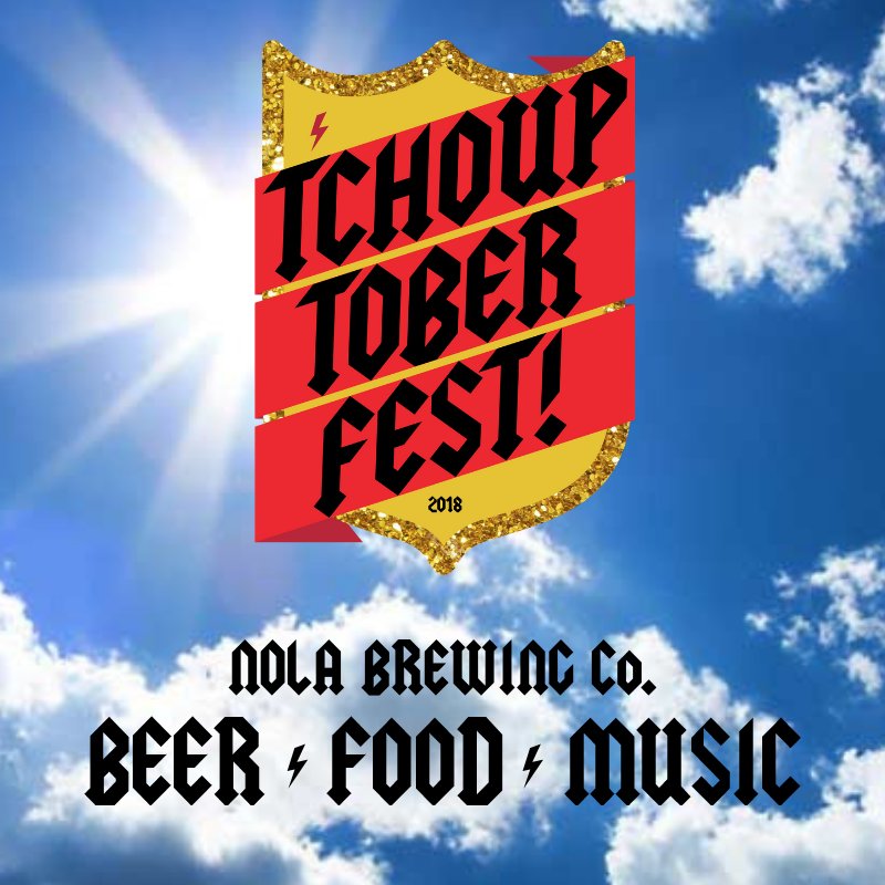 TCHOUPTOBERFEST Saturday forecast: #beer, #food, #music &amp; nothing but #sunshine, all for a great cause! Be there: 10/13, 4-9PM, <a href="/NOLABrewing/">NOLA Brewing</a> | 21+, kids welcome accompanied by parents/guardians | FREE ADMISSION | proceeds of food &amp; merchandise sales benefit the #youth of #nola