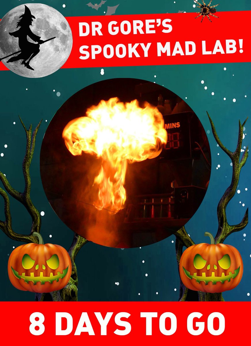 DR GORE'S SPOOKY MAD LAB

There's only 8 days to go until Dr Gore begins there decent in chaos and mayhem! 

Open DAILY October 20 - October 28

Find Out More - bit.ly/2eVZi5l 
Purchase Tickets - bit.ly/2CkrXPk
