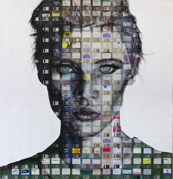 Tap2TagConnect's tweet photo. Nick Gentry's Portraits on Recycled Technology https://t.co/EgWwrpGGi1
#obsoletetech #oldschool #art #technology #portraits https://t.co/Wn4UaAZdp9