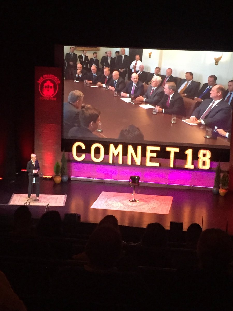 JackiDavidoff's tweet photo. Cecile Richards former President of @PPFA keynotes @TheComNetwork in San Fran: “If Viagra hadn’t come out, we might never get birth control covered by insurance.” #WomenLead https://t.co/ZVzBgNSkrN
