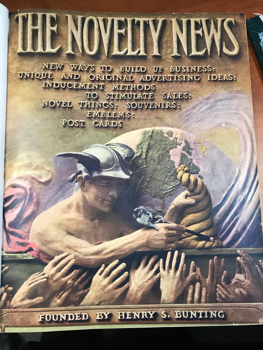 Vince Alonzo Flashback Friday This Is One Of He First Incentive Covers It S From 1913 It Features Hermes The Greek God Of Speed Holding An Overturned Horn Of Plenty The