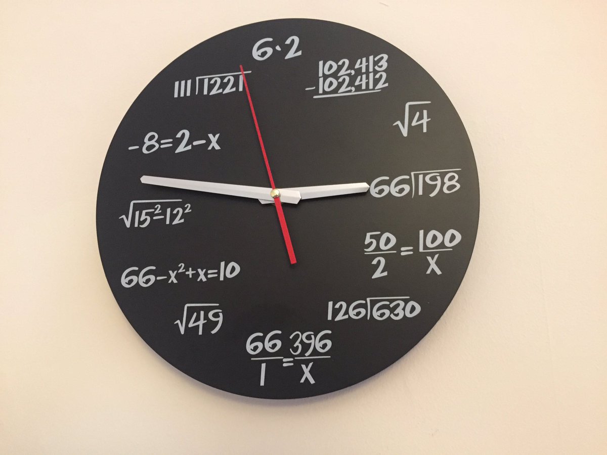 mrdavidsonsdhs's tweet image. My new clock arrived today! 

Bonus marks to anyone who can figure out which of the times has two solutions and what the second solution is!