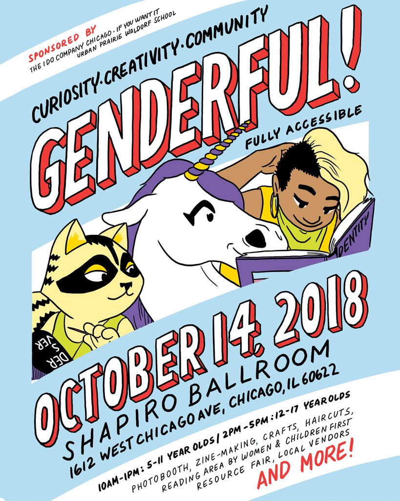 ftmessentials's tweet image. Join us this Sunday at #genderful ! We'll be vending our trans gear for younger folks and there will be all kinds of cool stuff happening! Get all the info at bit.ly/genderful
.
.
#gender #trans #transyouth #chicgao