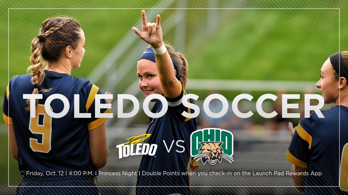ToledoRockets's tweet photo. Only two home games left for the @ToledoSoccer team! Come out today at 4:00 P.M. when the team takes on Ohio! They will be hosting their last regular season game at Scott Park before they head to main campus next year on Sunday, October 14 at 1:00 P.M. against Kent State! https://t.co/ReERxYuyqO