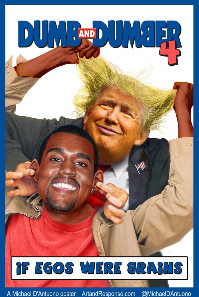 Sky_Lee_1's tweet image. Kanye West’s monologue at the #kanyetrump summit in the oval office made Trump look almost stable and coherent by comparison….almost.  #VoteBlue #MarchToSaveDemocracy - @ArtAndResponse