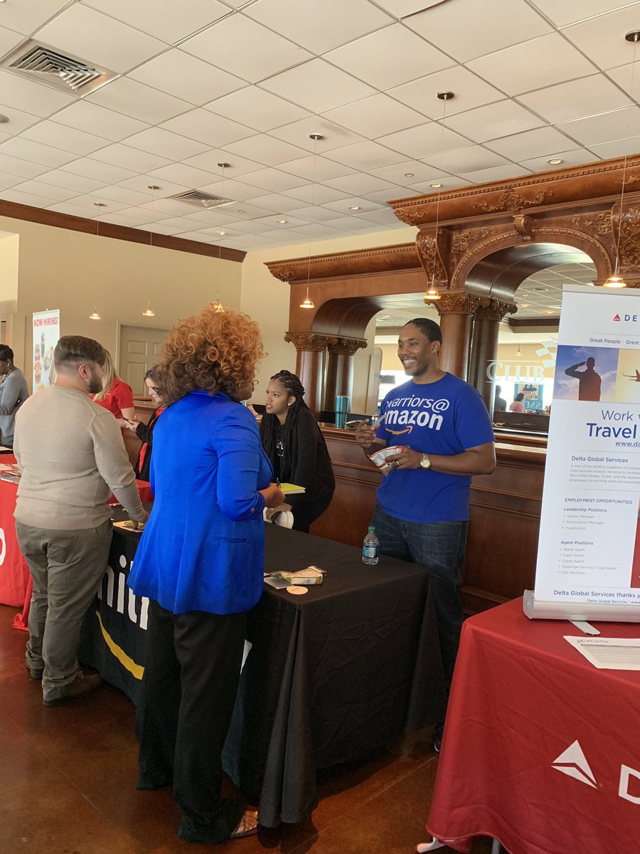 hiringourheroes's tweet photo. Connecting #veterans, transitioning service members, and #MilSpouses with companies ready to hire - its what we do! Today’s #HOHExpo with @PVA1946, @W4WGA & the #ATLAirShow saw dozens of successful connections and on-the-spot interviews. https://t.co/8W34Mvx9zW