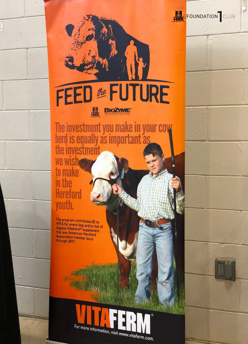 BiozymeInc's tweet photo. Attention @americanherf members! Don't forget to send in your receipts on eligible BioZyme supplements so we can further support the future of the breed through #HYFA. Submit your receipts by noon on Oct. 26 at the Annual Convention. #AgProud #VitaFerm https://t.co/EbdiUqS5um https://t.co/DV6dqOqCGx