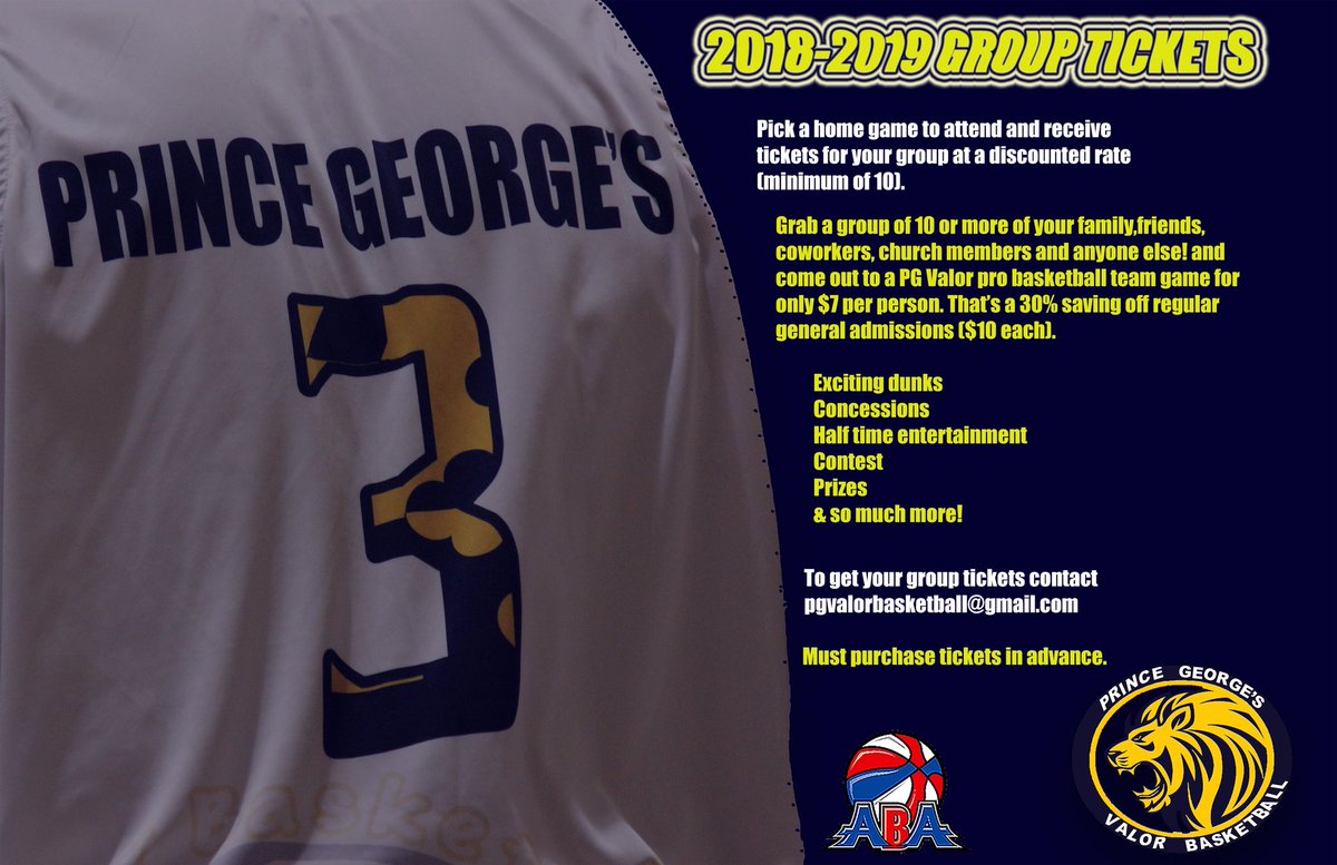 pgvalorbball's tweet photo. Have you heard the news? PG Valor Group Tickets re now available. Don’t miss out. #pgvalor #pgvalorbball #pgvalorbasketball #aba #basketball #ballislife #offense #defense https://t.co/FwJ5u4eZKR