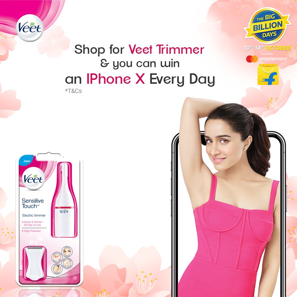 veet sensitive touch electric trimmer flipkart