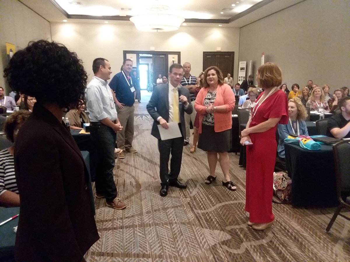 NCSPRA's tweet photo. Thank you @SCNSPRA for a wonderful 🎤🎶📸🎉 fall conference! 

As always, Prez Todd Hagans 👑 brought his bag of tricks... We hope to see you all at @CityofNewBern in November 2019! #KingOfFun #RidethePRWave https://t.co/hQHjzMauCs