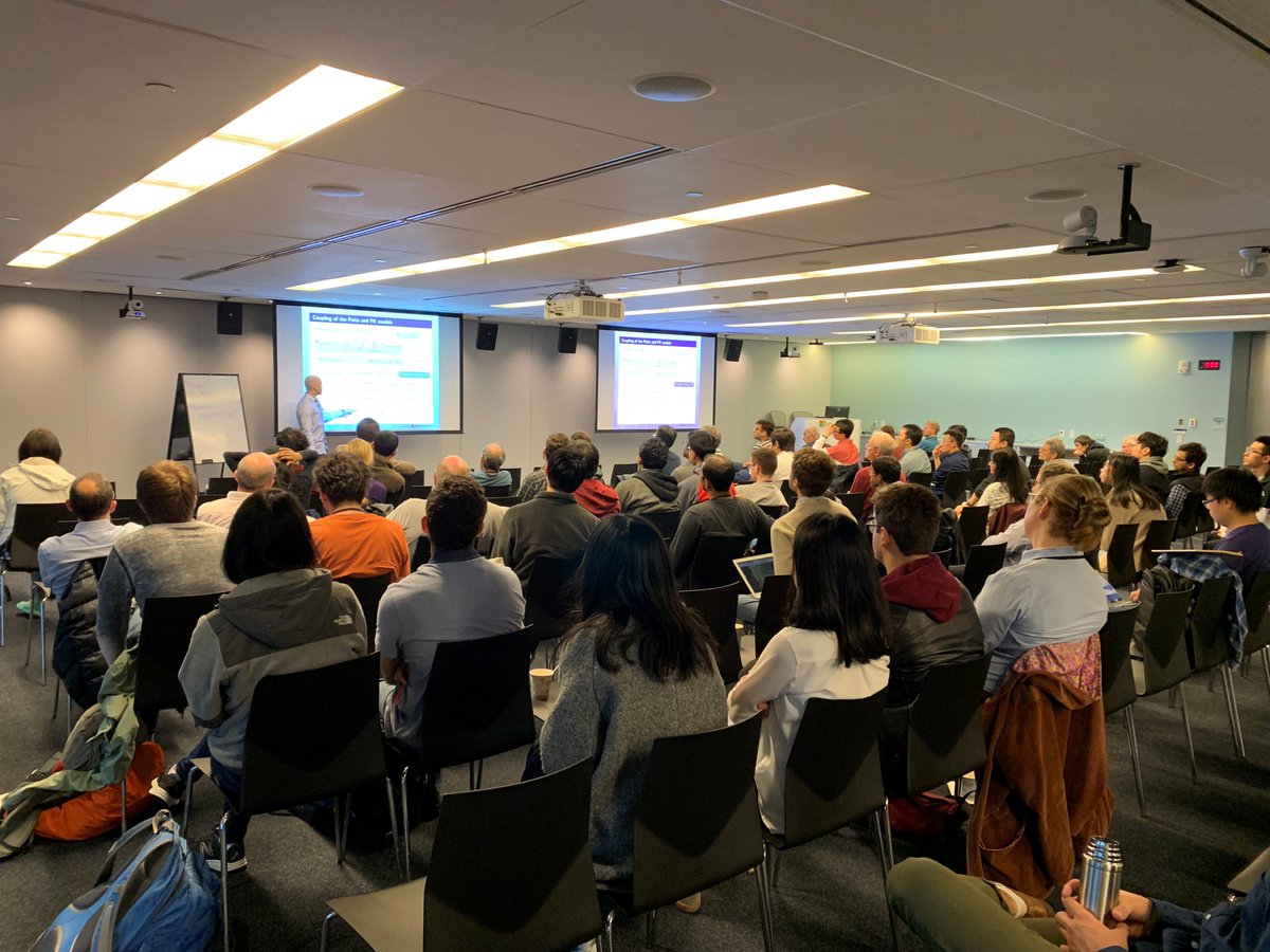 Boston area mathematicians gathered at @MSRNE for today's Charles River Lecture Series on Probability and Related Topics. The one-day event began with sessions from @Dartmouth's Peter Winkler and @NYUniversity's Eyal Lubetzky. See all the session topics: aka.ms/AA2qnye