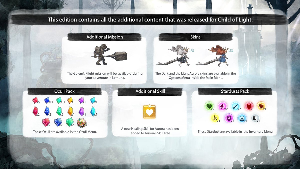 Child of Light on @Nintendo Switch is the most complete version yet! Includes all DLC and resource packs previously released! nintendo.com/games/detail/c…