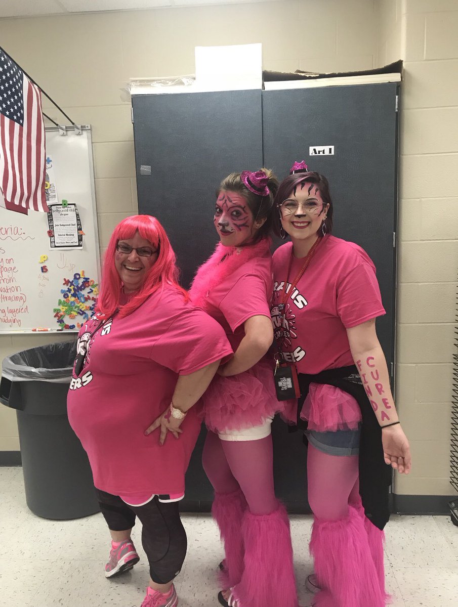 nma_artist's tweet photo. Pink Out Day with the THS Fine Arts Dept #THSPinkOut2018 https://t.co/9OELLkDhFm