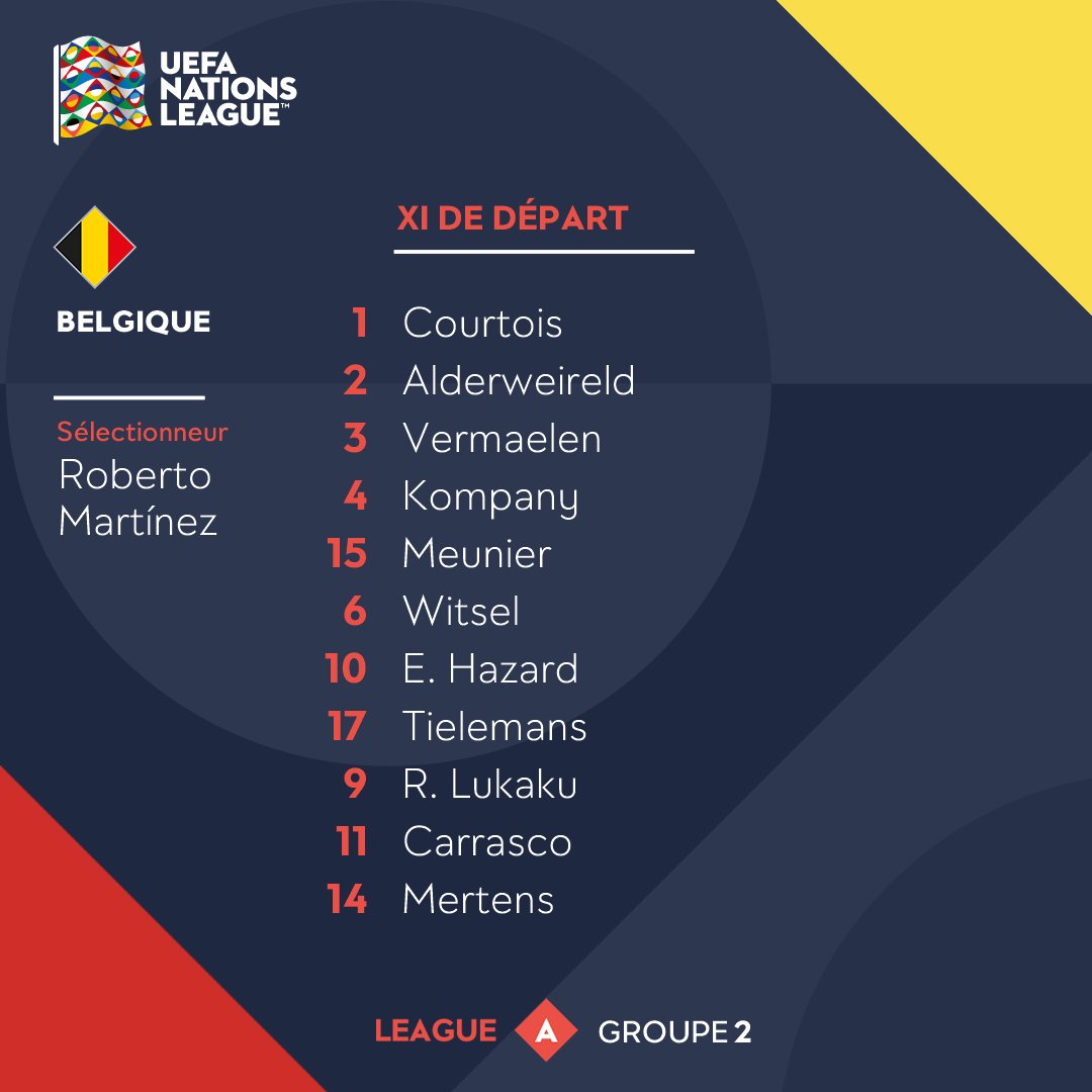 EURO2024FRA's tweet image. #BELSUI #UNL 🇧🇪🇨🇭 Les compos de ce choc de la #Francophonie

Quelle issue à Bruxelles?