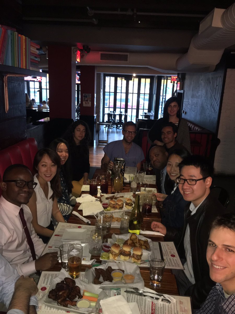 columbiaradres's tweet image. Happy hour with the #radres teaching club!  From anatomy lab to ACR appropriateness criteria to teaching while on service, thank you for all your hard work teaching the medical students and other #Columbia residency programs!!  #colearning #reslife #TGIF