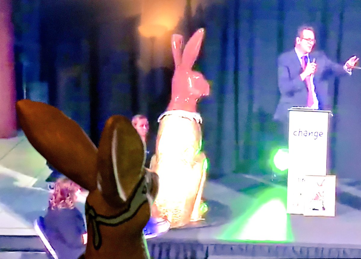 Agent Hare was too close to the screen last night watching the auction. What a fantastic total <a href="/break_charity/">Break</a> @GoGoHares2018