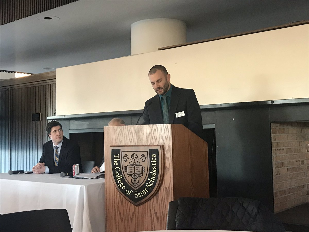 DanikaBrinda's tweet image. Dr. David Marc kicks of the 6th Annual Latour/Eichenwald Forum. Looking forward to hearing John Strange &amp;amp; Dr. Van Scoy discuss changes and innovations in rural healthcare. #HIIM #CSSSaints