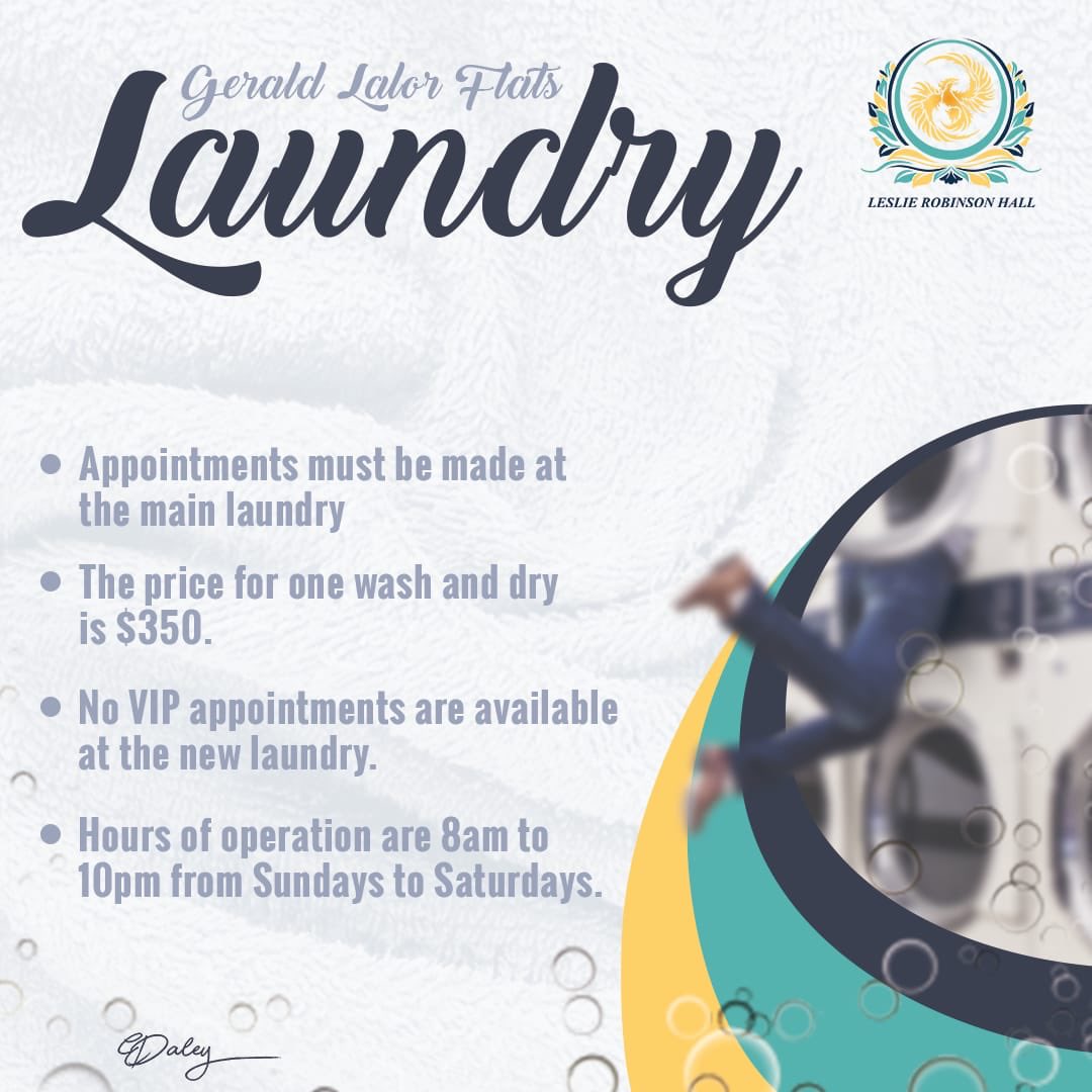 L_RobinsonHall's tweet image. We have advocated for you and we are happy to announce that....

The new laundry at The Gerald Lalor Flats is now open! 😁🔥

Appointments can be made and coins can be purchased at the main laundry 

#IAmLRH #PhoenixPride #GuardiansOfTheFlame