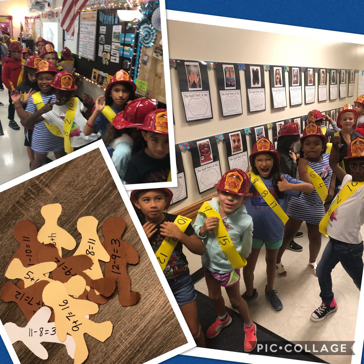 We had to save our “fact” families today during math!!! Ss ran into the fire 🔥 to save the 4 members of their families.  It was hard work, but I’m happy to report that all family members are safe!!! 😃 #firesafetyweek #secondgrade #SBCEBobcats