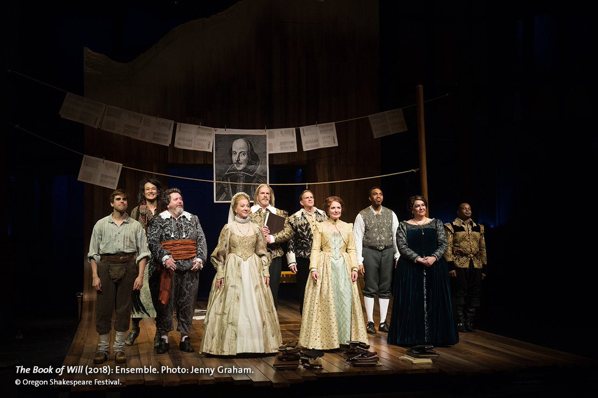 osfashland's tweet photo. "Theatre is lived, not kept. It sleeps when we do." -Henry Condell, THE BOOK OF WILL
Happy closing weekend, teams #RomeoAndJulietOSF, #BookOfWillOSF and #LovesLaborsLostOSF! Thank you for another a beautiful season of outdoor (& sometimes indoor) theatre. #OSF2018 #LifeInRep https://t.co/7qWZWErBsU