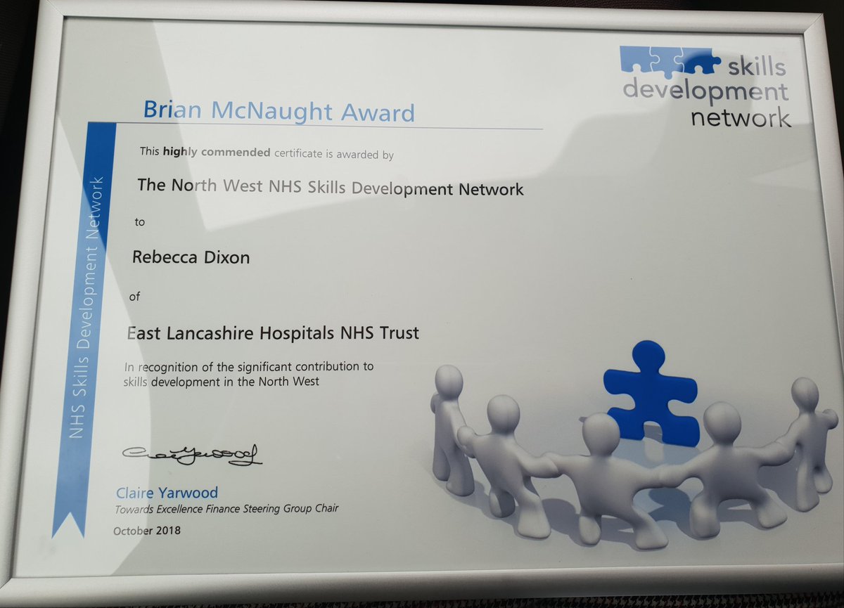 RebeccaDxon's tweet photo. Great day at #FinDirs18. Thrilled to bits to be recognised by @FSDNorthWest. Thank you to my #financefamily for nominating me for the award. #greatplacetowork #staffdevelopment #FridayMotivation @elhtfinance @lottiehenson https://t.co/9I0GKKcqBh