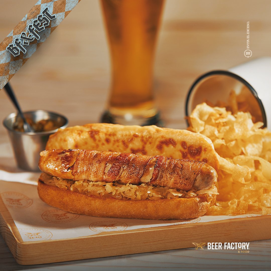 BeerFactoryMX's tweet photo. La mejor comida del festival alemán adivina en dónde está 👇 Emoji tarritos. #MurstFest #SaboresYChelas #BFFest https://t.co/kEVBezYYxv