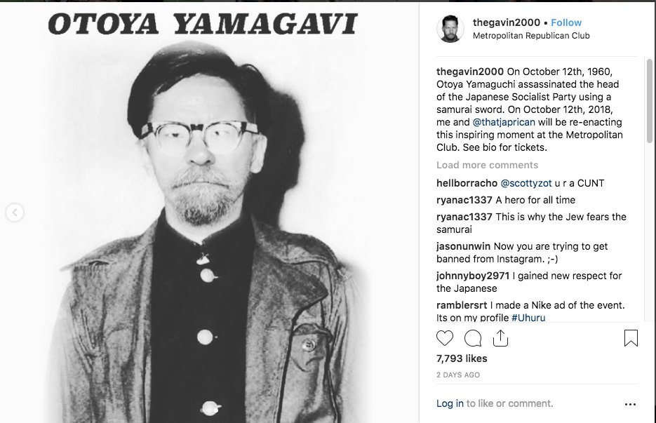 Shane Goldmacher on Twitter: "Gavin McInnes, who was banned by Twitter