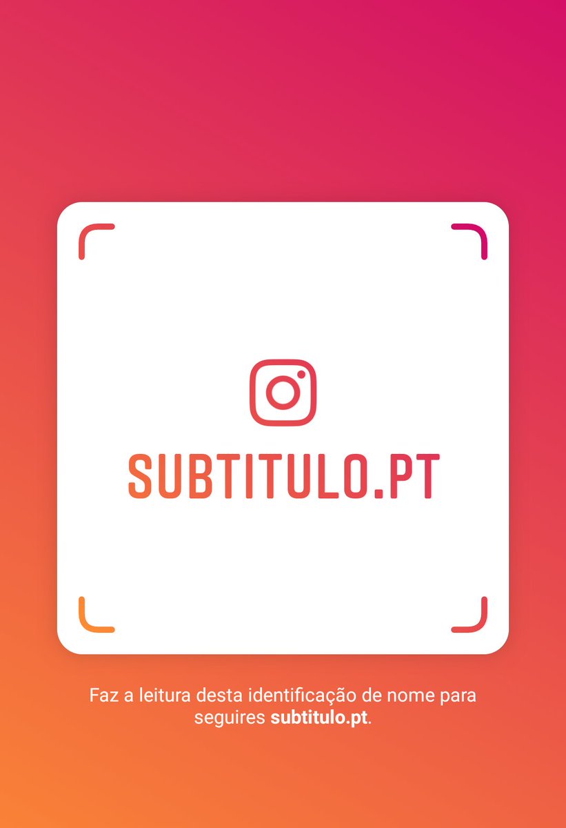 subtitulo's tweet photo. Já seguiu o @subtitulo no Instagram? Conteúdos diferentes vão rolar por lá. 😉 https://t.co/WNmx9zdEVK
https://t.co/L2s3m2qVhz https://t.co/ZN5pzspBnF