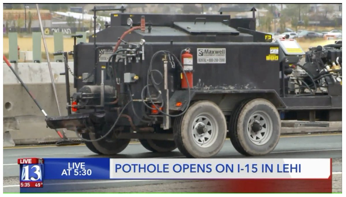 maxprodinc's tweet photo. Recently, our exclusive GAP Patch material helped @UDOT fix some dangerous potholes on I-15 in Lehi, UT. https://t.co/WPuB01Pg9y #pothole #potholes #GAPPatch #MaxwellProducts #potholerepair https://t.co/9BjWNx3v4e
