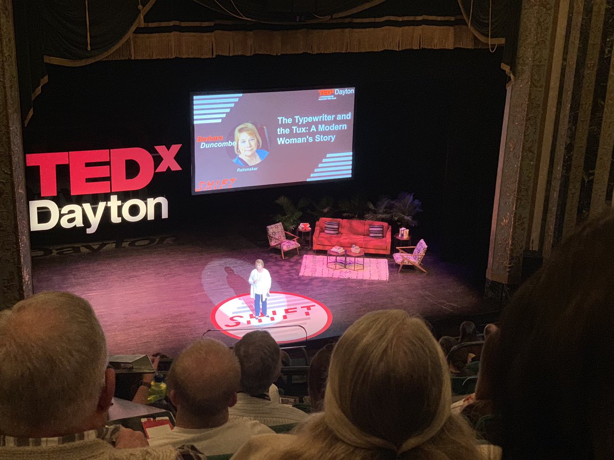 ywcadayton's tweet photo. “I didn’t realize I would face gender bias at every turn — mostly because it wasn’t called that. It was called ‘honey, this is just the way things are.’” Give yourself permission to fail but not to give up. @BarbaraDuncombe #empoweringwomen #TEDxDayton2018 https://t.co/If8I6uRz8C