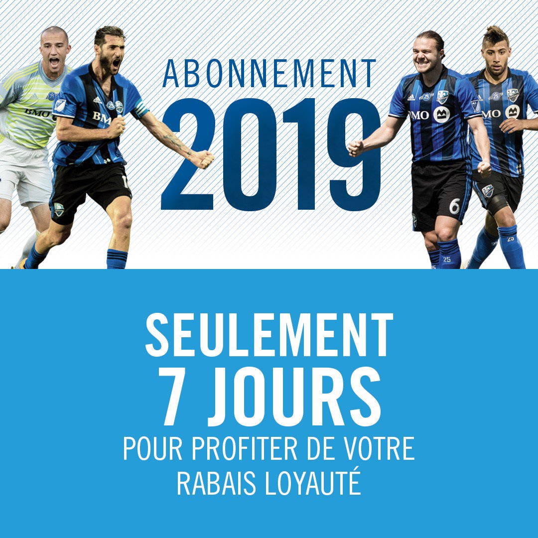 Il RESTE 7 JOURS >> impactmontreal.com/fr/abonnements      7 DAYS REMAINING >> impactmontreal.com/en/memberships    #IMFC https://t.co/aU8bMQcWHI