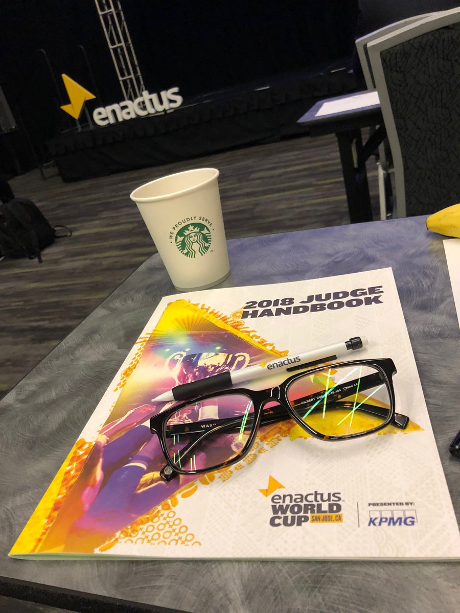 It was an honour to judge at this years #EnactusWorldCup. I had the pleasure of judging @EnactusPR @EnactusGhana and @enactusmorocco, three incredible teams who have done outstanding work in their communities. I'm proud to be part of the @enactus Alumni network! @enactusIreland