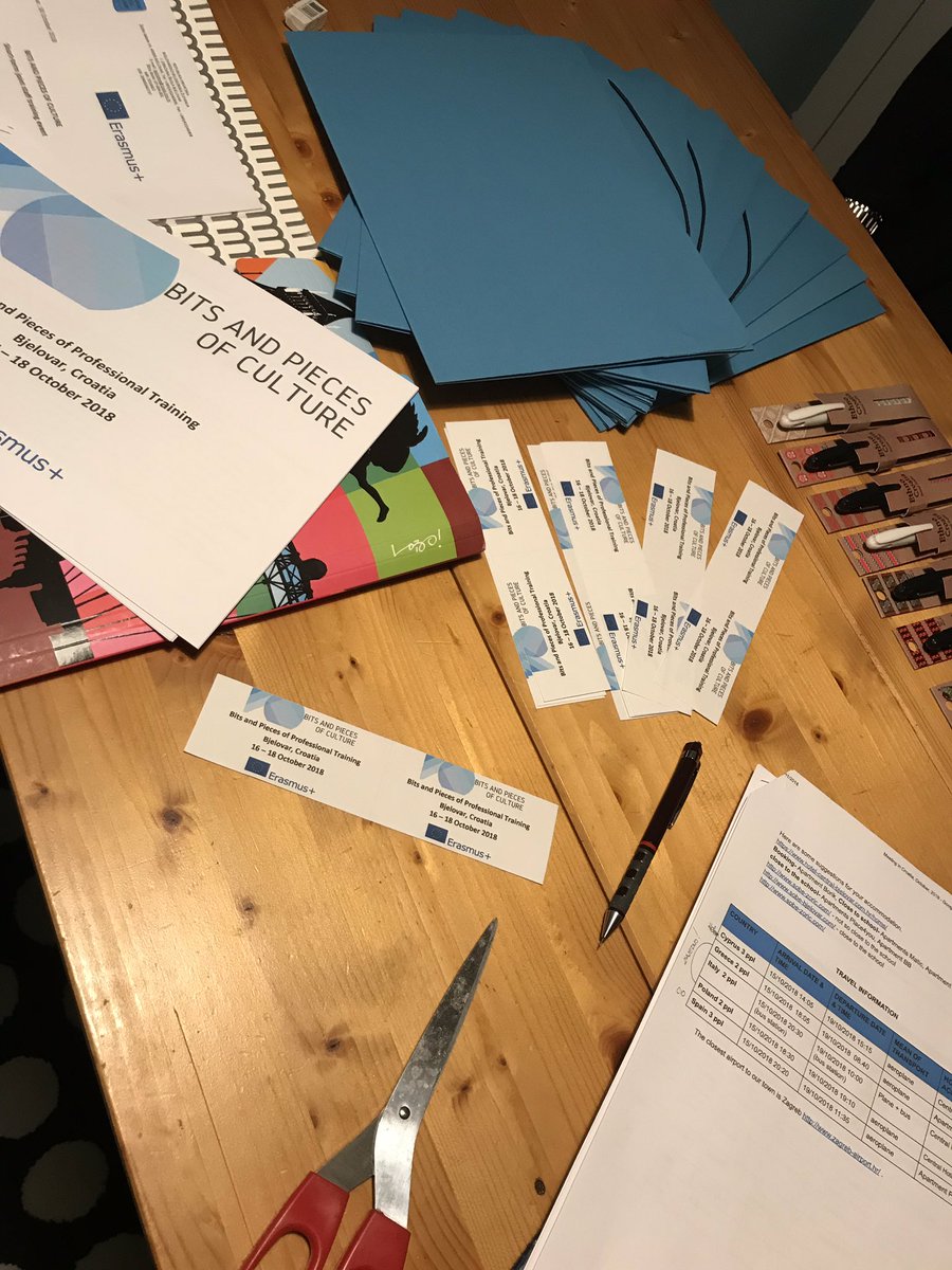 BitsCulture's tweet photo. Getting ready for the first project meeting in Bjelovar, Croatia. #bitsandpiecesofculture #Erasmus #bjelovar #meetinginbjelovar https://t.co/pAylMGQ0zj