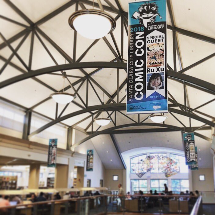 ruemxu's tweet photo. Hi everyone! Iโm going to be a guest at #sclibrarycon this Saturday! โจ If youโre in the area, come swing by and say hi! Check out the panels! ๐ https://t.co/FxomIT7Xsi https://t.co/ME2snwSQu9