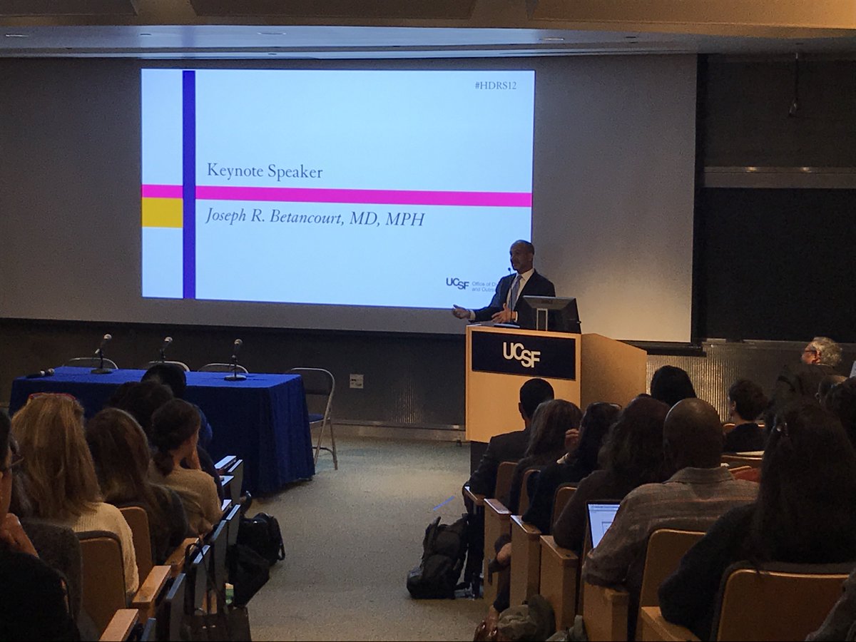 UCSFOandO's tweet photo. Joseph R. Betancourt, MD, MPH, keynote speaker, Director of Disparities Solutions Center, Asst. Prof of Med @harvardmed and former Sesame Street star! "We all do research to make an impact." #healthequity #HDRS12 #UCSFODO @ucsfcvp https://t.co/DA9BHawZY1