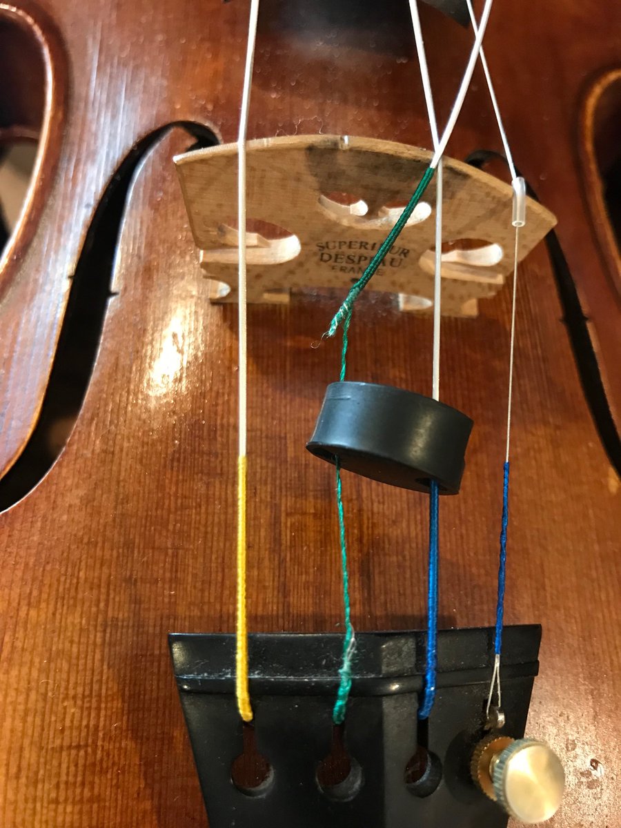 averyjbright's tweet photo. ⁦@ThomastikInfeld⁩ Ahhh!! This has happened to THREE of my Infeld Blue strings in the last week... all snapped at the ball or close to the ball - this string was a week old! Am I the only one having this issue? https://t.co/o3LwWU0dQN