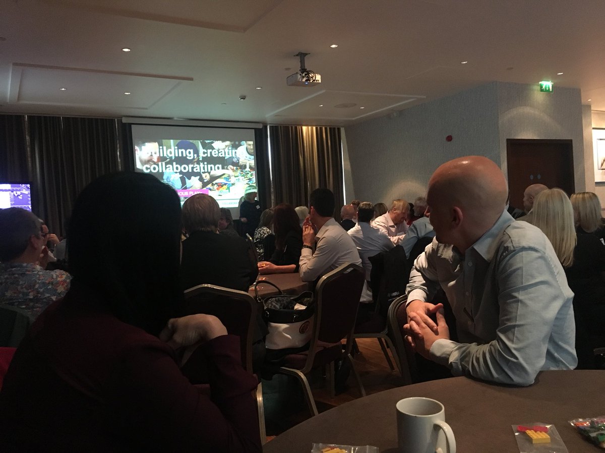 DanniKeeling's tweet photo. Big thank you to fellow @CMIEastMids  regional board member Alison Rex for introducing me to Lego Serious Play today at the @cmi_managers #MidsConf18 - lots of fun and very insightful!  Would definitely recommend! #CollaborationCMI2018 https://t.co/Y6Iwa7AIx9