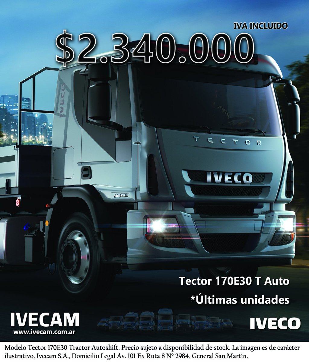 #Iveco #Tector
Últimas unidades!!