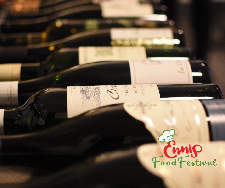 Looking for something to acccompany all the delightful food?
Wine Tastings throughout the weekend <a href="/WineBuffEnnis/">The Wine Buff</a>
Sip on the #Clare themed special cocktails <a href="/McHughs_Bar/">McHughs Bar Ennis</a>
and No 41
#EnnisFoodFestival #Ennis
