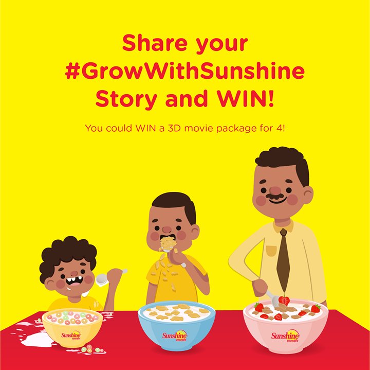 SunshineCereals's tweet photo. WIN a 3D movie package for 4! Sunshine Cereals has been growing with you for over 30 years. Head to our Facebook page and share your Sunshine Cereals memories for your chance to WIN! https://t.co/VNceYGum8b
#SunshineCereals #GrowWithUs #CountOnUs https://t.co/dqMThZAb5M