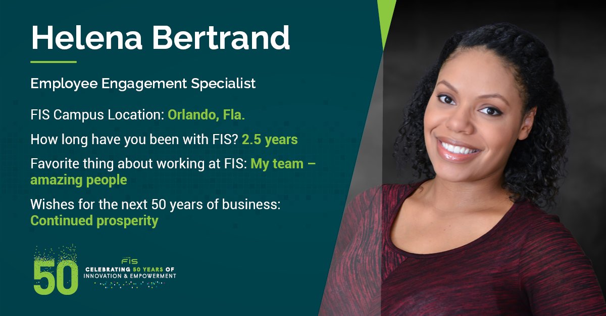 FISGlobal's tweet photo. Join us in celebrating two of our newer team members, Helena Bertrand and Shaarang Singh! These two have been #FISProud for 4 years, collectively. Helena and Shaarang, we appreciate your daily efforts that continue to help us empower the financial world! #FISisGold https://t.co/wGpSuNpFEk