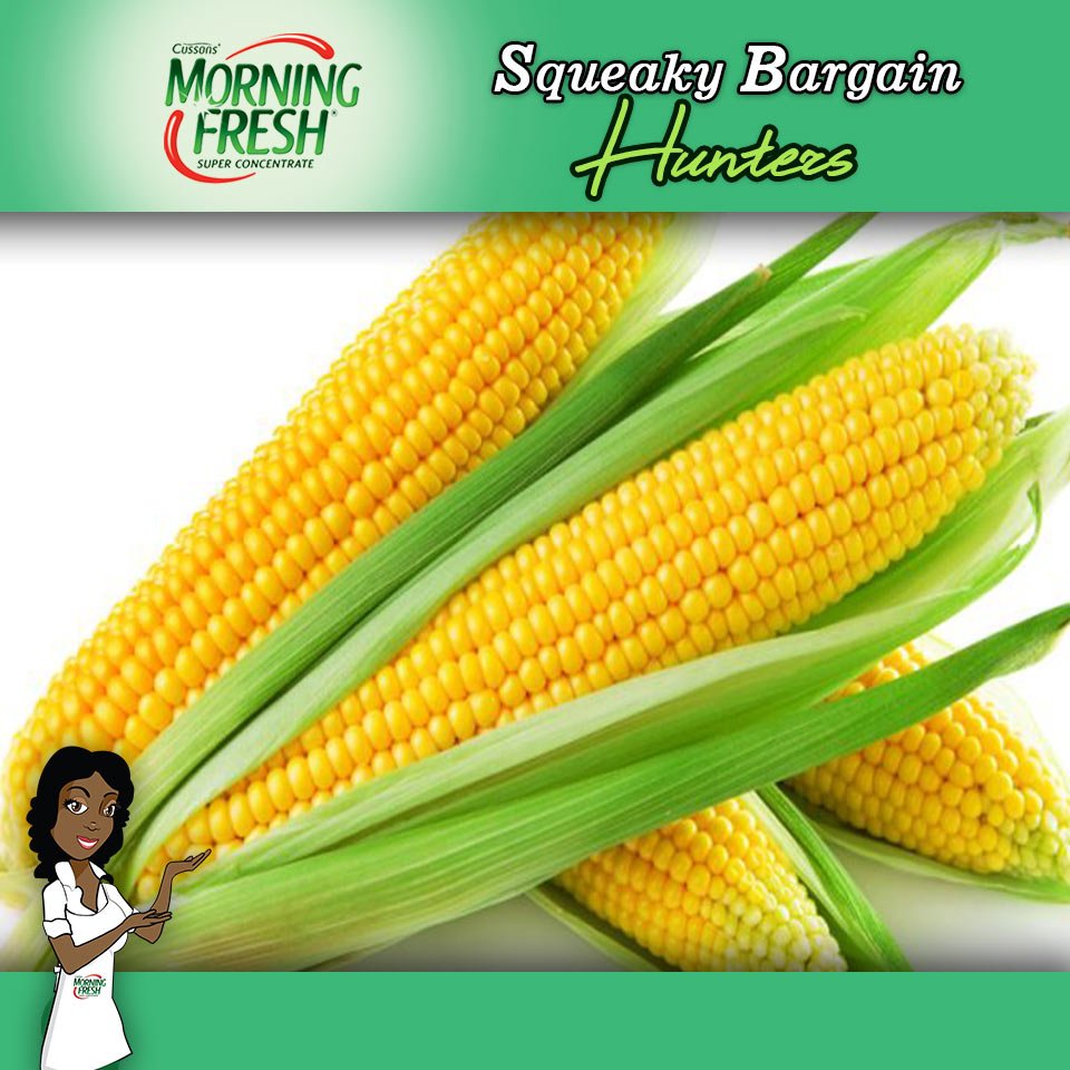 MorningFreshNG's tweet photo. Corn is a cereal that can be consumed in various forms. Where do you go shopping for it at the best bargain?
#SqueakyBargainHunters #MsMorningFresh https://t.co/x3XkYwvc84
