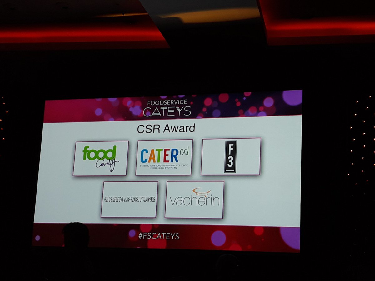 #fscateys good luck to everyone shortlisted for the CSR award sponsored by @UnileverFS_UK