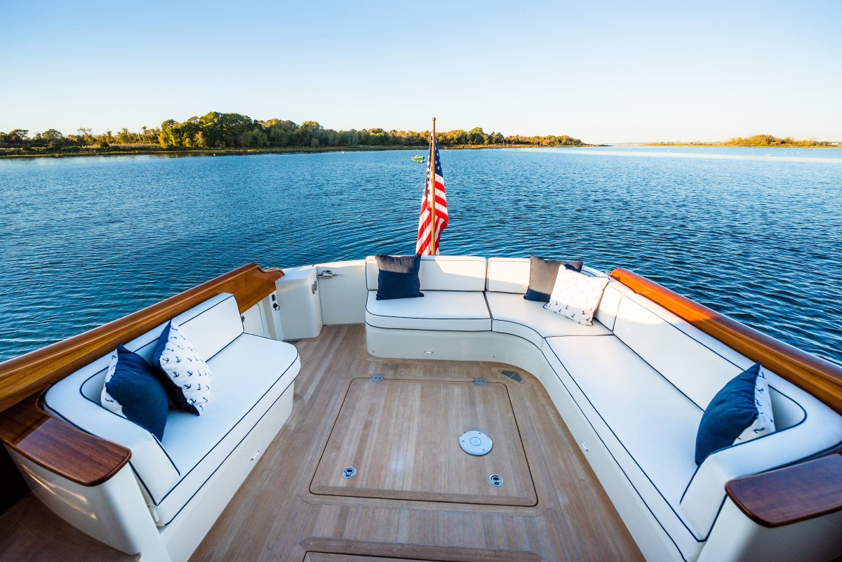 HinckleyYachts's tweet photo. The answer to the common question: what's on deck for the weekend? #HinckleyYachts #Talaria55 #Cockpit #AmericanMade #YachtBeautifully #Boating #Sunset #Friday #TGIF #MadeinMaine #CarbonEpoxy #Carbon #Epoxy #Boatbuilder #Yachtbuilder https://t.co/Xbjv2iDSFu