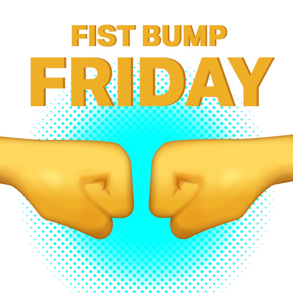 Image result for Fist Bump Friday clipart