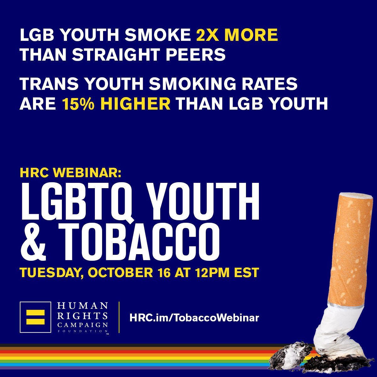 HRC Webinar: LGBTQ Youth & Tobacco