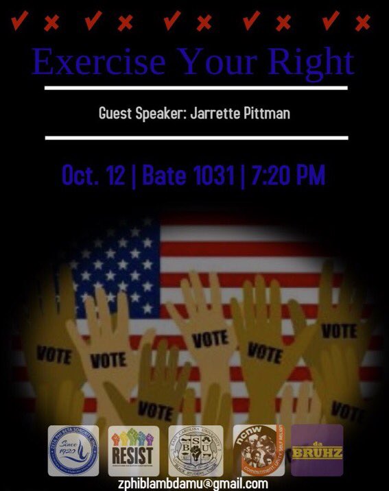 TONIGHT !!! We will be discussing the ballot for the upcoming election and what you need to know. See you there !!