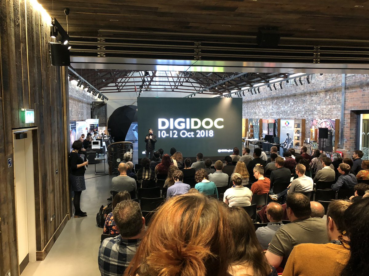 Gavinbdouglas's tweet photo. Quite simply the best conference I’ve been to in decades. #DigiDoc2018 was the most fun,  thought provoking and inspiring couple of days.   Well done to all involved @AlRawli @Scottish3D @HESEngineShed. https://t.co/pj7qUVqDSr