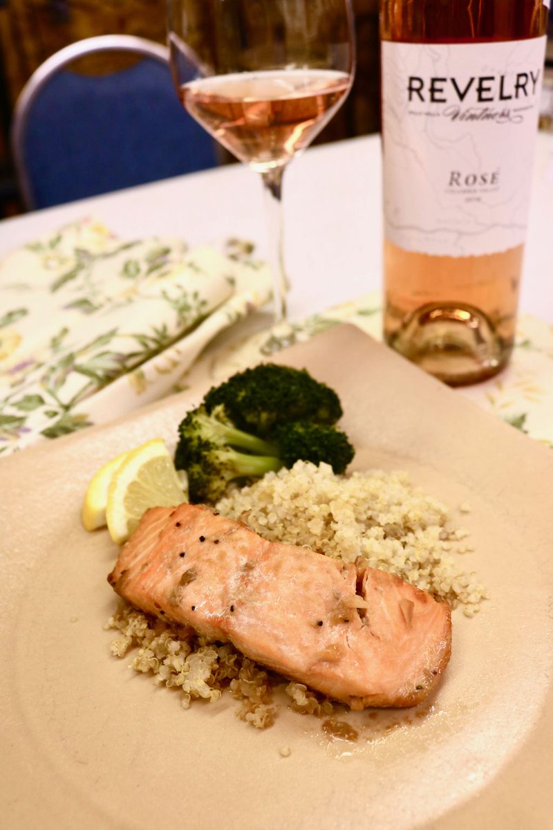 TLHMarket's tweet image. Stay In, Eat Out! Enjoy our Maple-Glazed Salmon Gourmet Dinner To-Go and a glass of Rosé right at home! #LighthouseMade