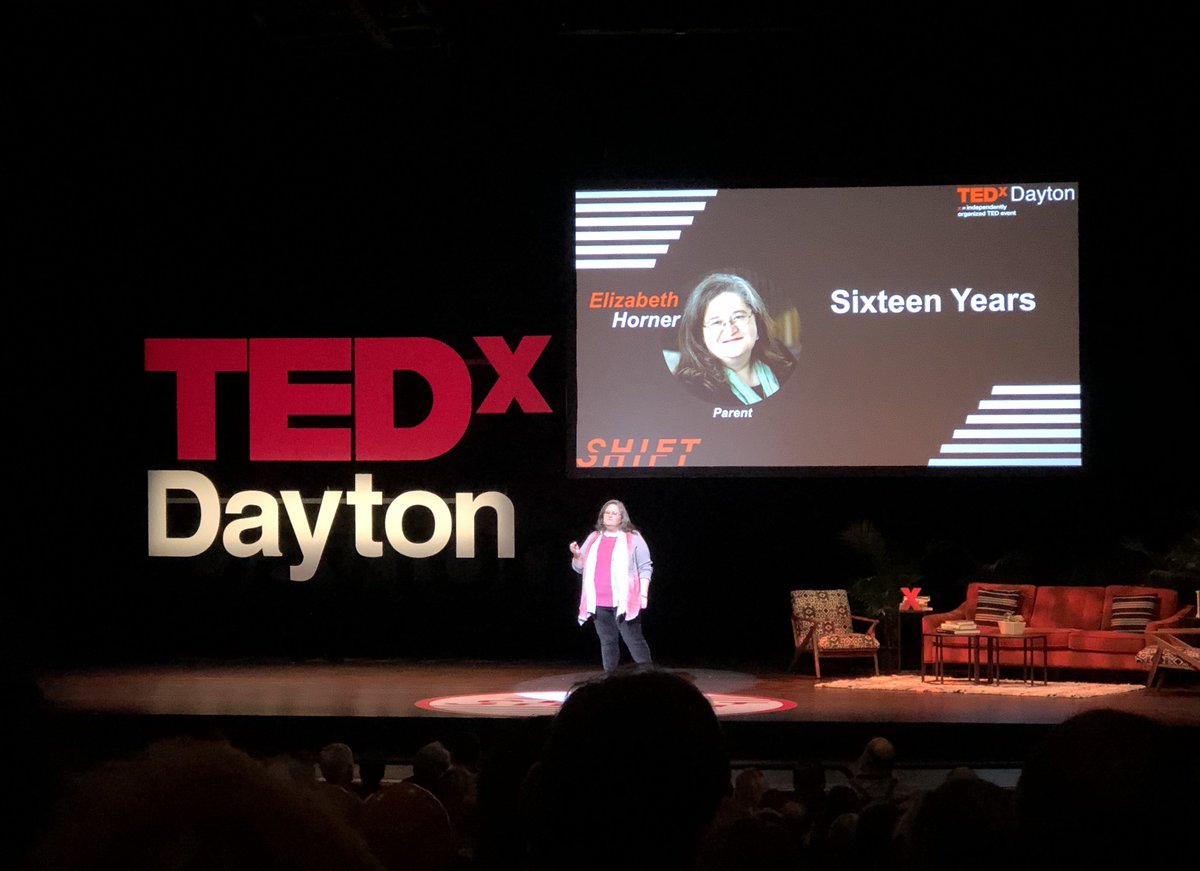 DaytonFdn's tweet photo. We're so proud of our co-worker Elizabeth Horner who was a speaker at today's #TEDxDayton2018. Fantastic job, Elizabeth! https://t.co/w4zITsotYn